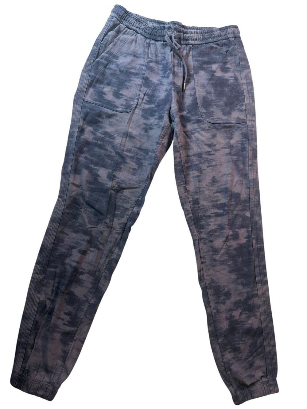 Athleta Farallon Abstract Printed Jogger Pants Blue Size 10 Tall